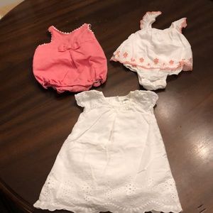 Delicate baby outfits